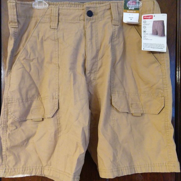 wrangler zip cargo shorts